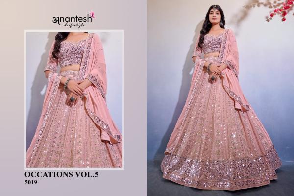 Anantesh Occations Vol 5 Wedding Wear Georgette Designer Lehenga